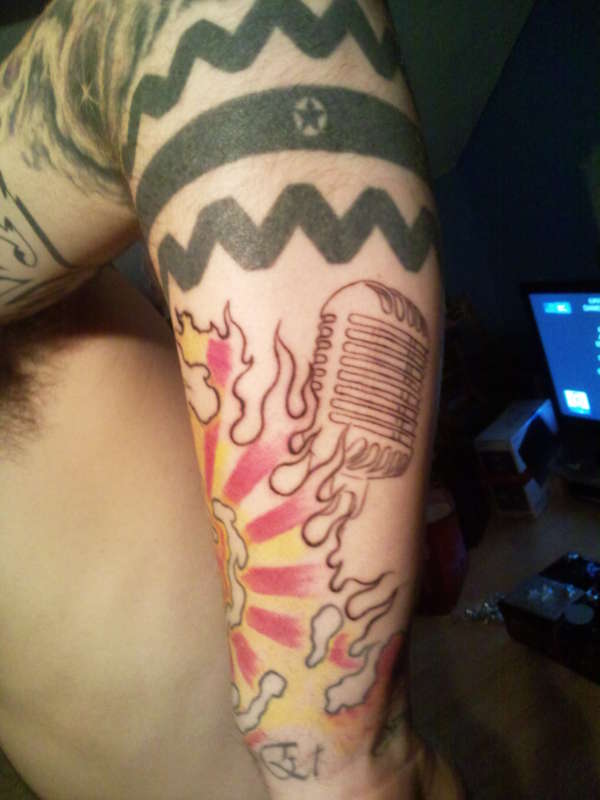 Left sleeve tattoo