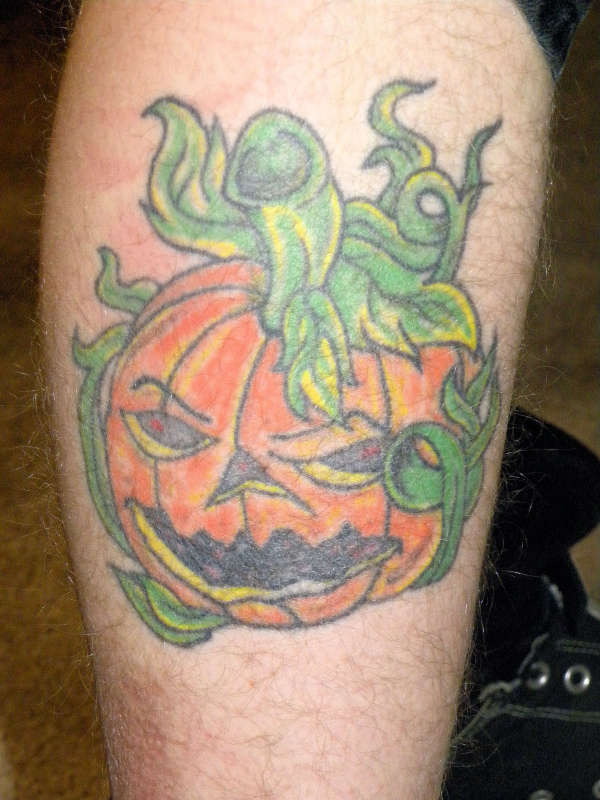 Pumpkin tattoo