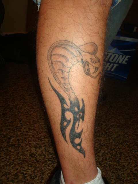 Tribal Snake tattoo
