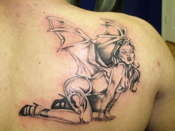 Vampire Chick tattoo