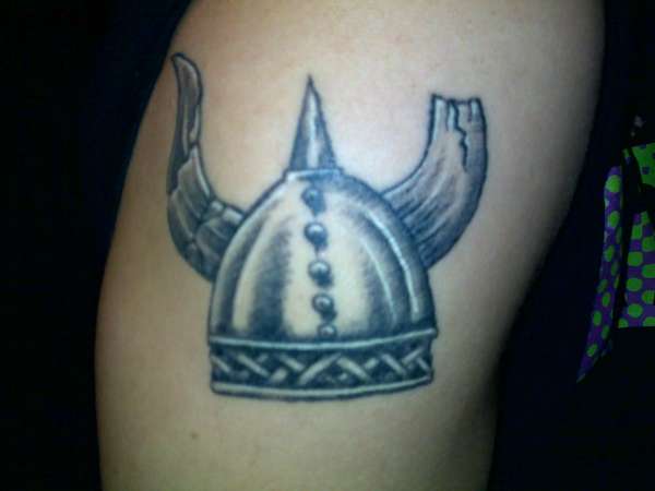 Viking Helmet tattoo