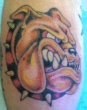 bulldog tattoo tattoo