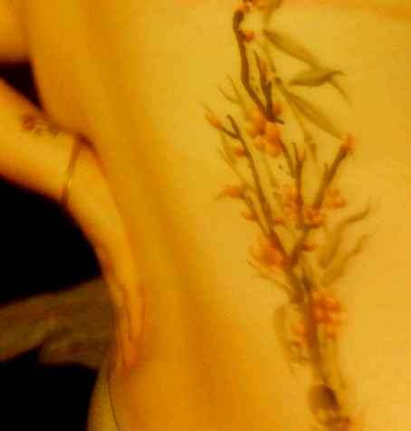cherry blossoms tattoo