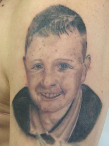 child portrait tattoo