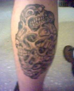 BAD ASS SKULLZ tattoo