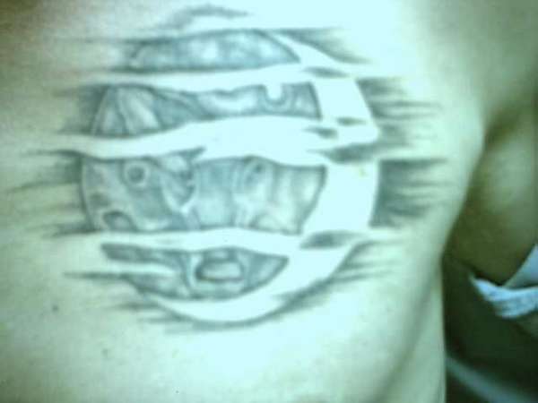 Wolf Moon tattoo