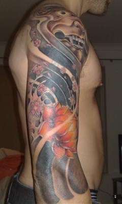 jap style cover up tattoo