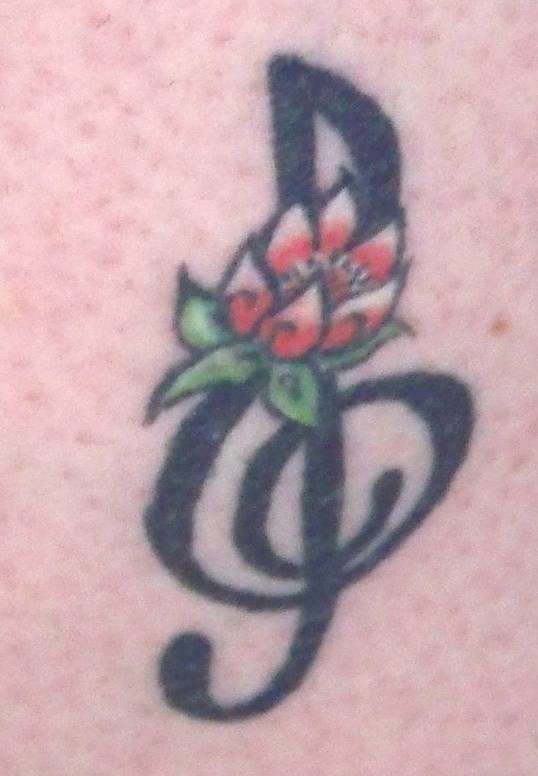 music tattoo