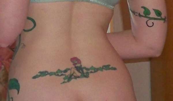 poison ivy tattoo