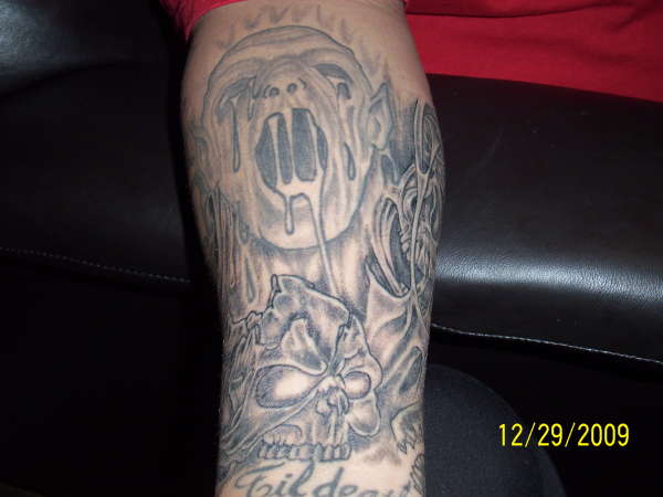 right arm half sleeve tattoo