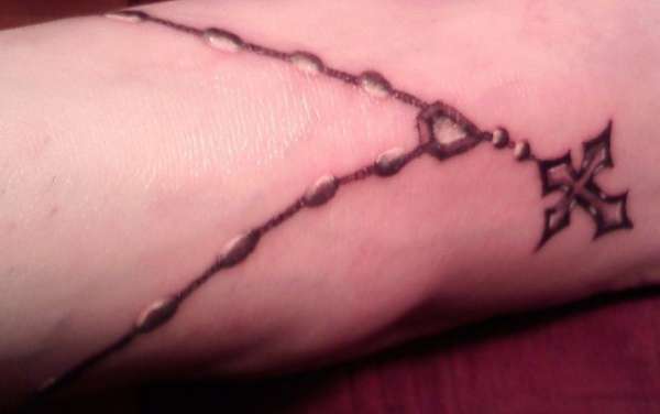 rosary tattoo