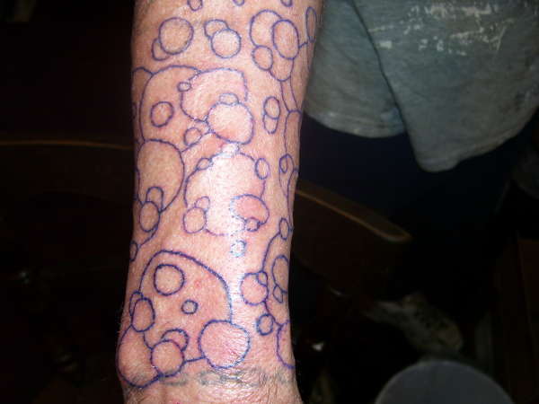 Bubble Sleeve tattoo