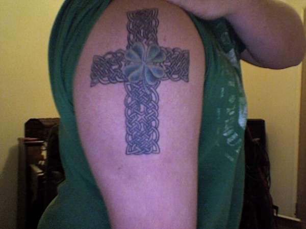 Celtic cross tattoo