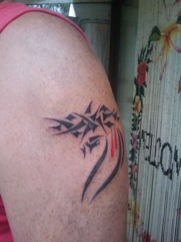 crown of thorns tattoo design
