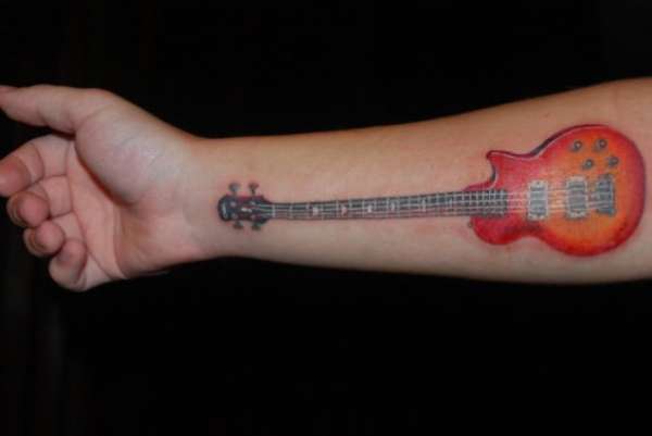 Epiphone Les Paul Bass tattoo