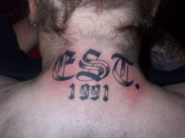 Est. 91 tattoo