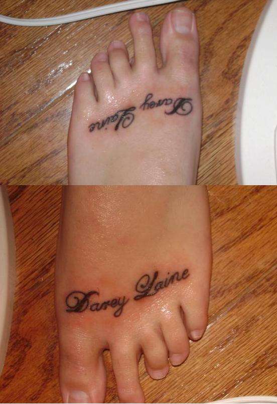 Foot Tattoo. tattoo