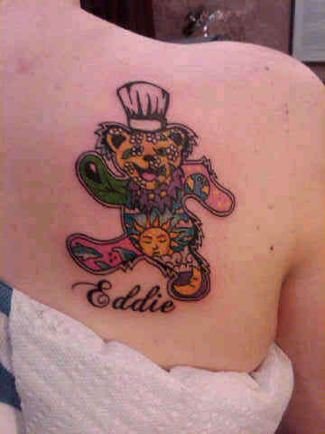 Grateful Dead Chef tattoo