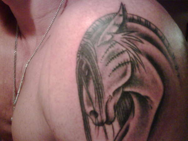 Greek Horse tattoo