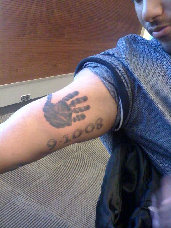 BABYS HANDPRINT**PLEASE RATE tattoo