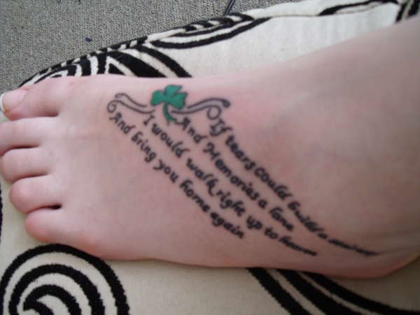 Memorial to my Mum tattoo