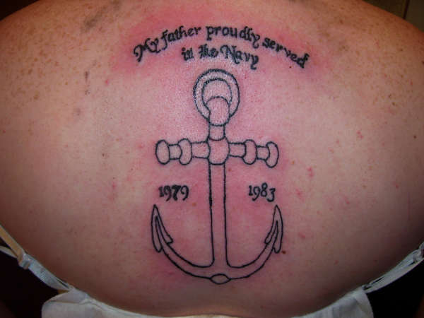 My Father Proudly Served tattoo