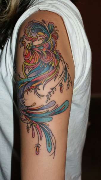 Peacock tattoo