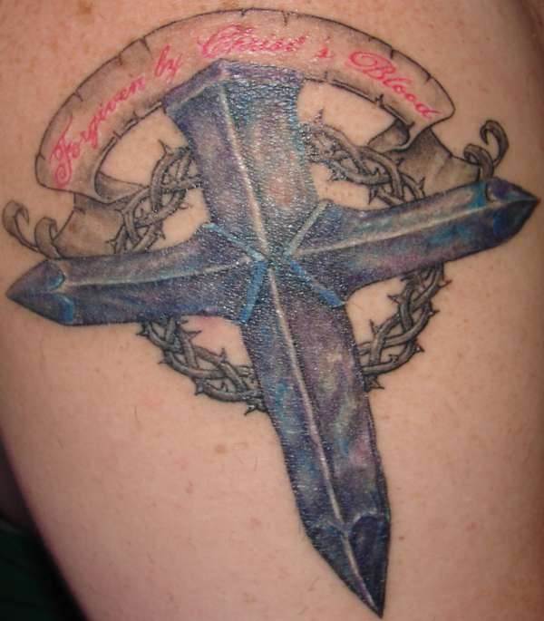 Symbolic Cross tattoo