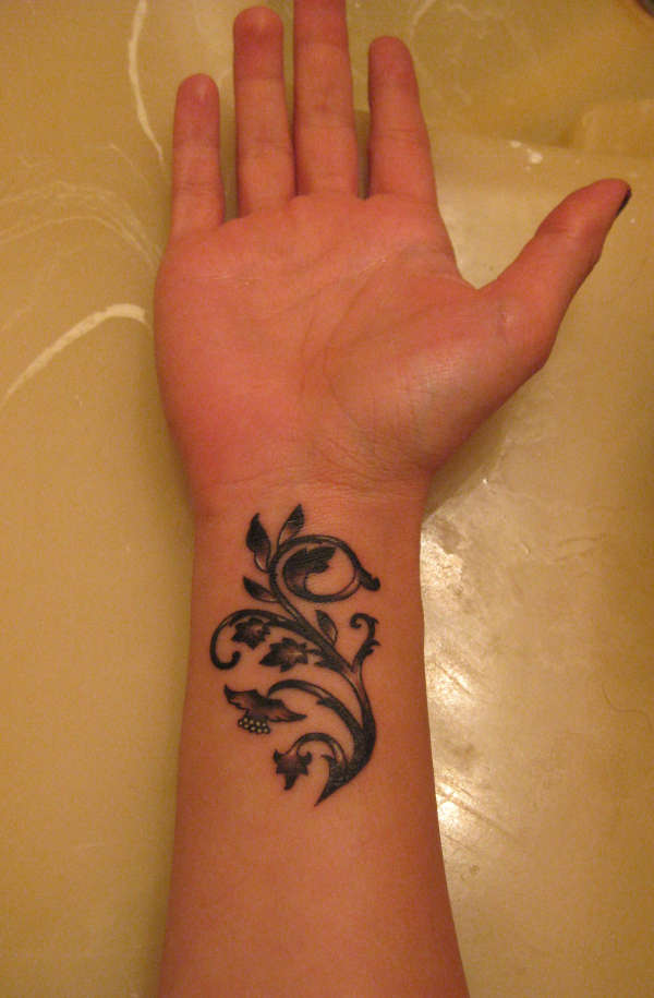Vine - inner wrist tattoo