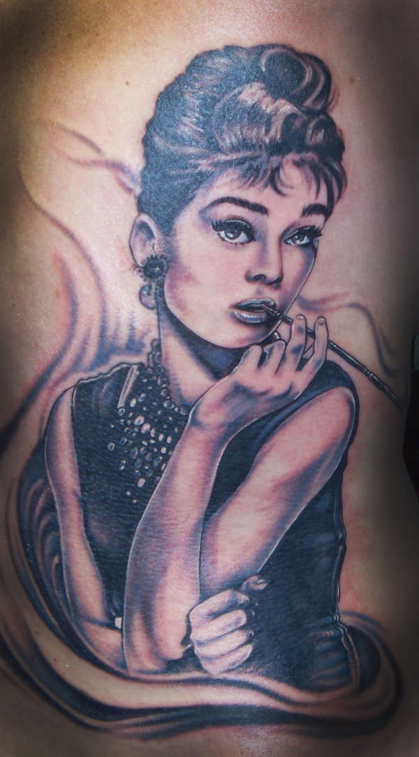 audrey hepburn tattoo