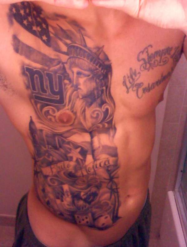 front right panel tattoo