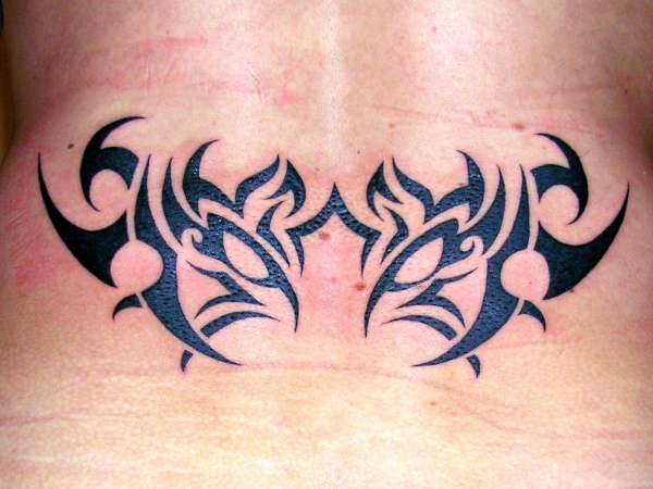 Tribal tiger tattoo