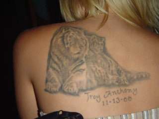 Mommy and Baby Tigers tattoo