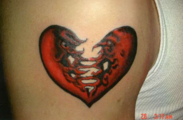 Broken Heart tattoo