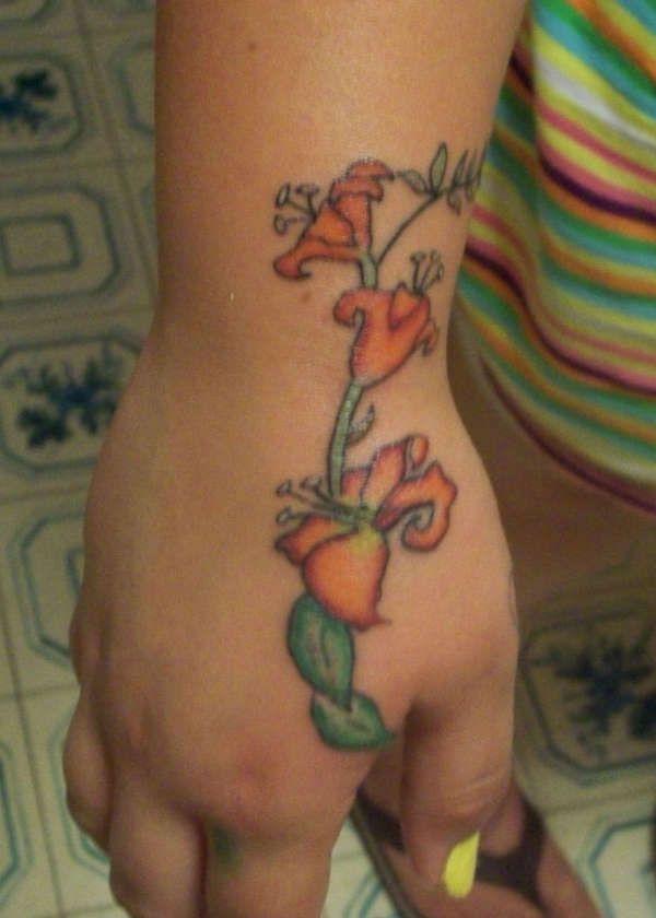 lilies tattoo
