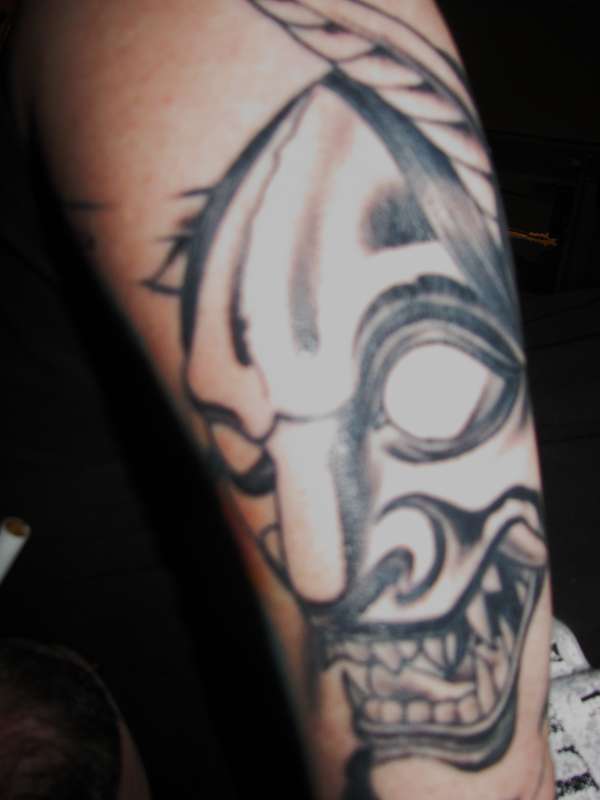 mask tattoo