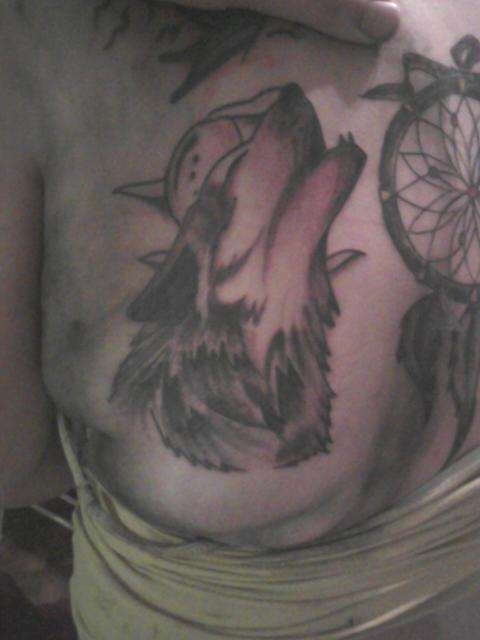 moms wolf tattoo