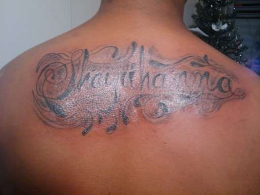 name tattoo
