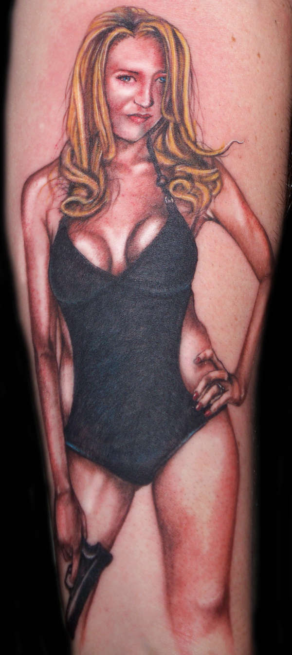 pin up tattoo