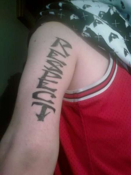 respect tattoo