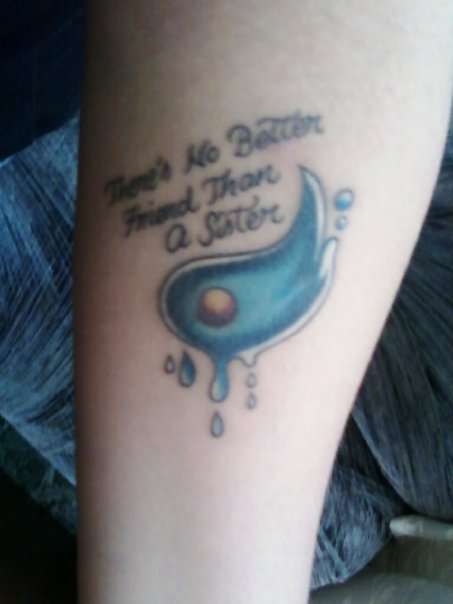 sister matching tats tattoo