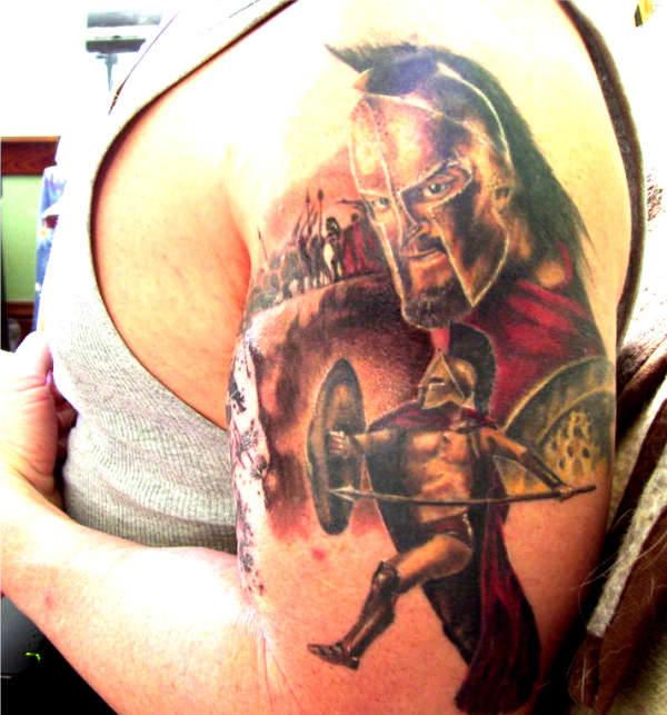 spartan warrior tattoo