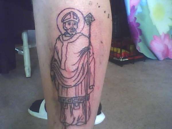 st. patrick in progress tattoo