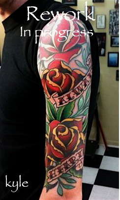 1/2sleeverework tattoo