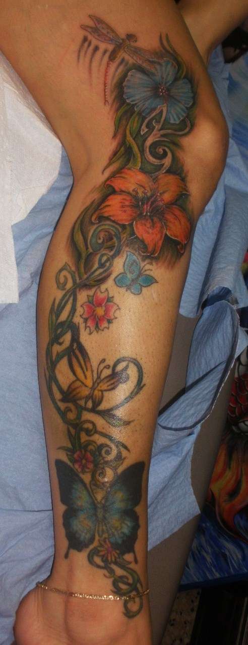 BEAUTIFUL FLOWERS 3 tattoo