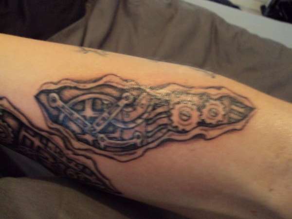 Bio Mechanical tattoo