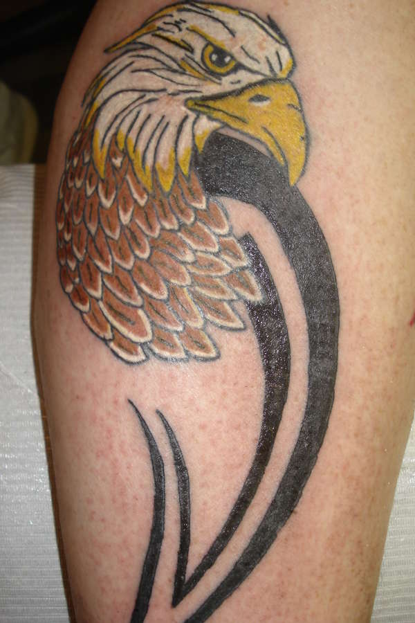 EAGLE TRIBAL tattoo