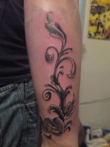 Filigree Forearm tattoo