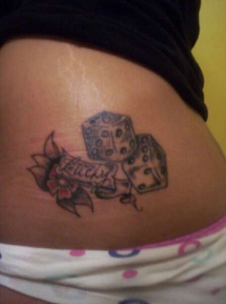 I'm Lucky tattoo