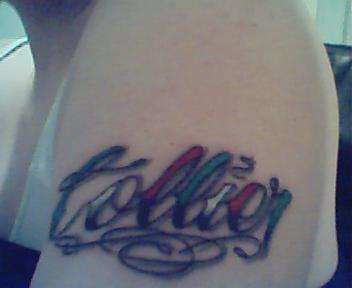 LAST NAME REPPIN ITALY tattoo